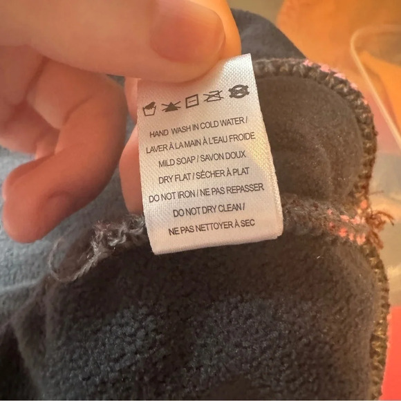 NWT RARE Y2K Paul Frank Kids Pink and Brown  Striped Beanie Hat Brim Pom Pom - Picture 9 of 9